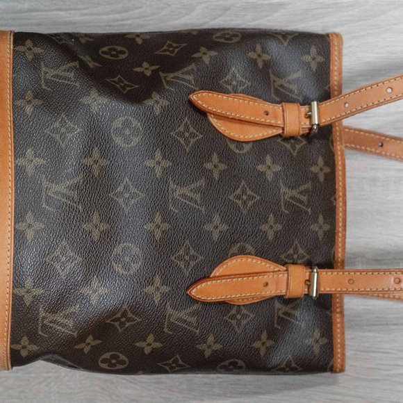 Authentic Louis Vuitton Classic Monogram Bucket Bag (Vintage) - Picture 6 of 14